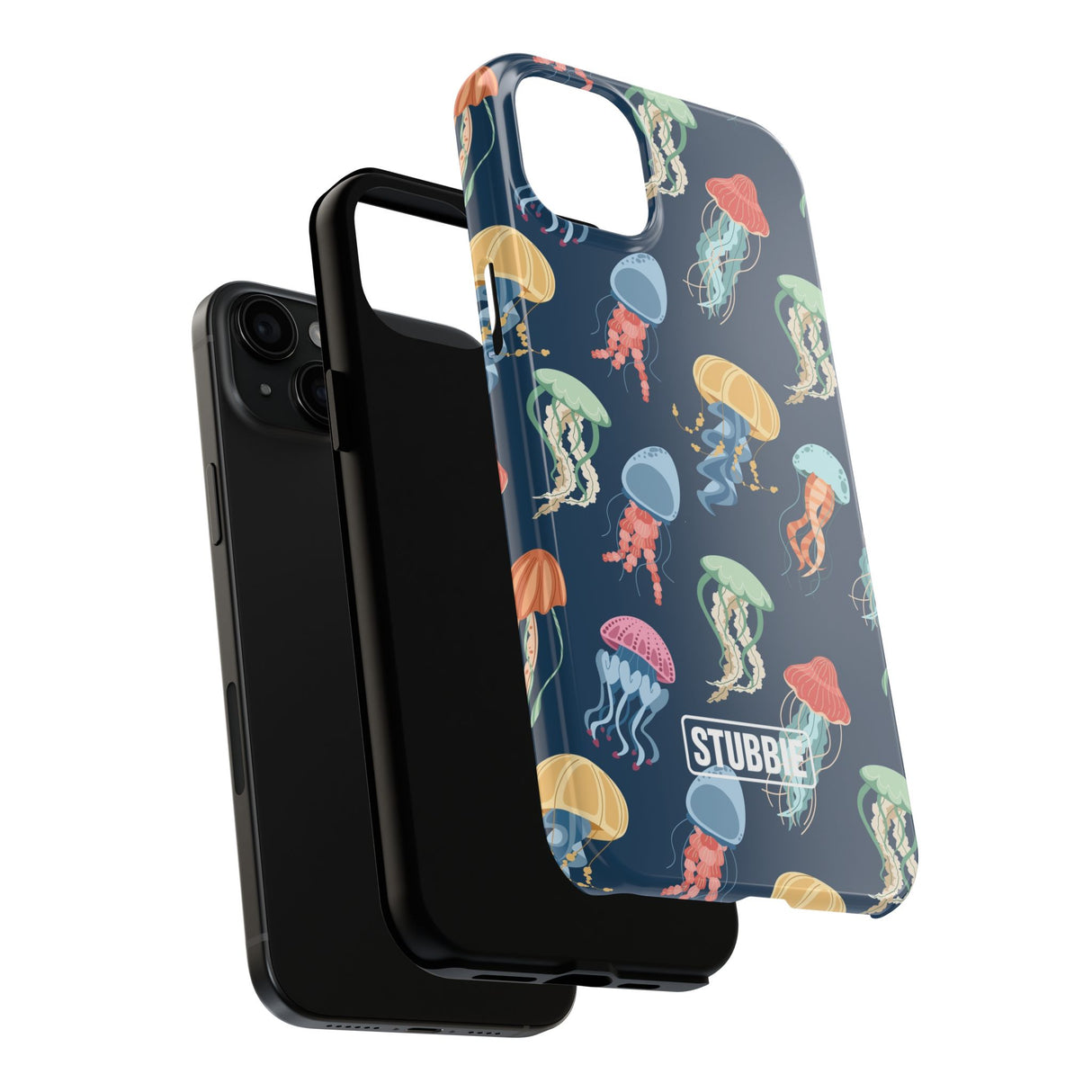 STUBBIE Phone Case for Apple iPhone - Jellyfish Stubbie