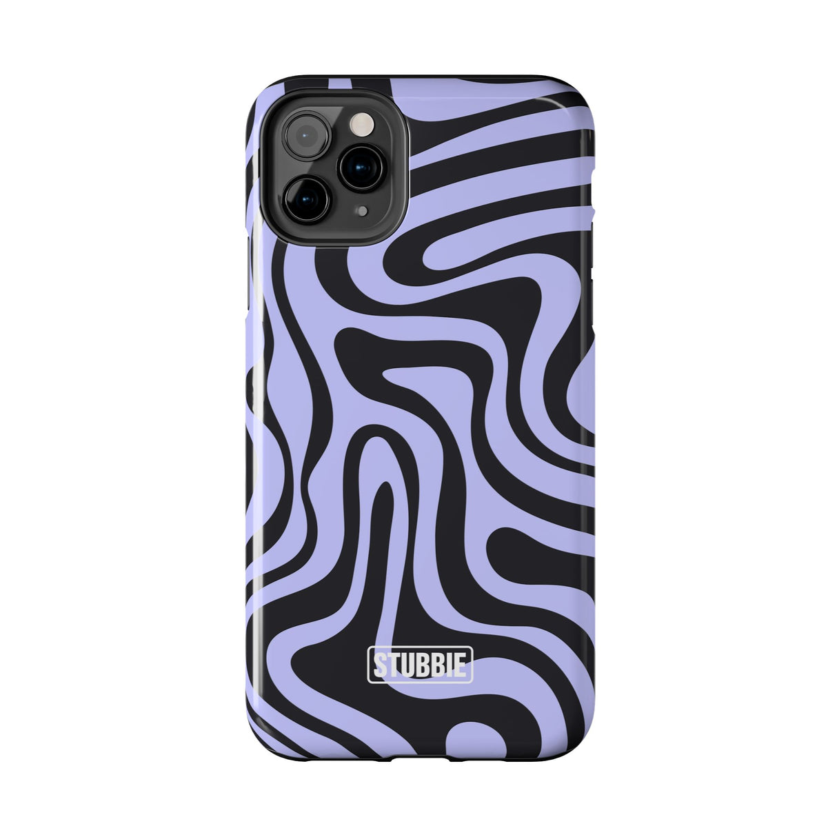 STUBBIE Phone Case for Apple iPhone - Crazy Zebra Stubbie