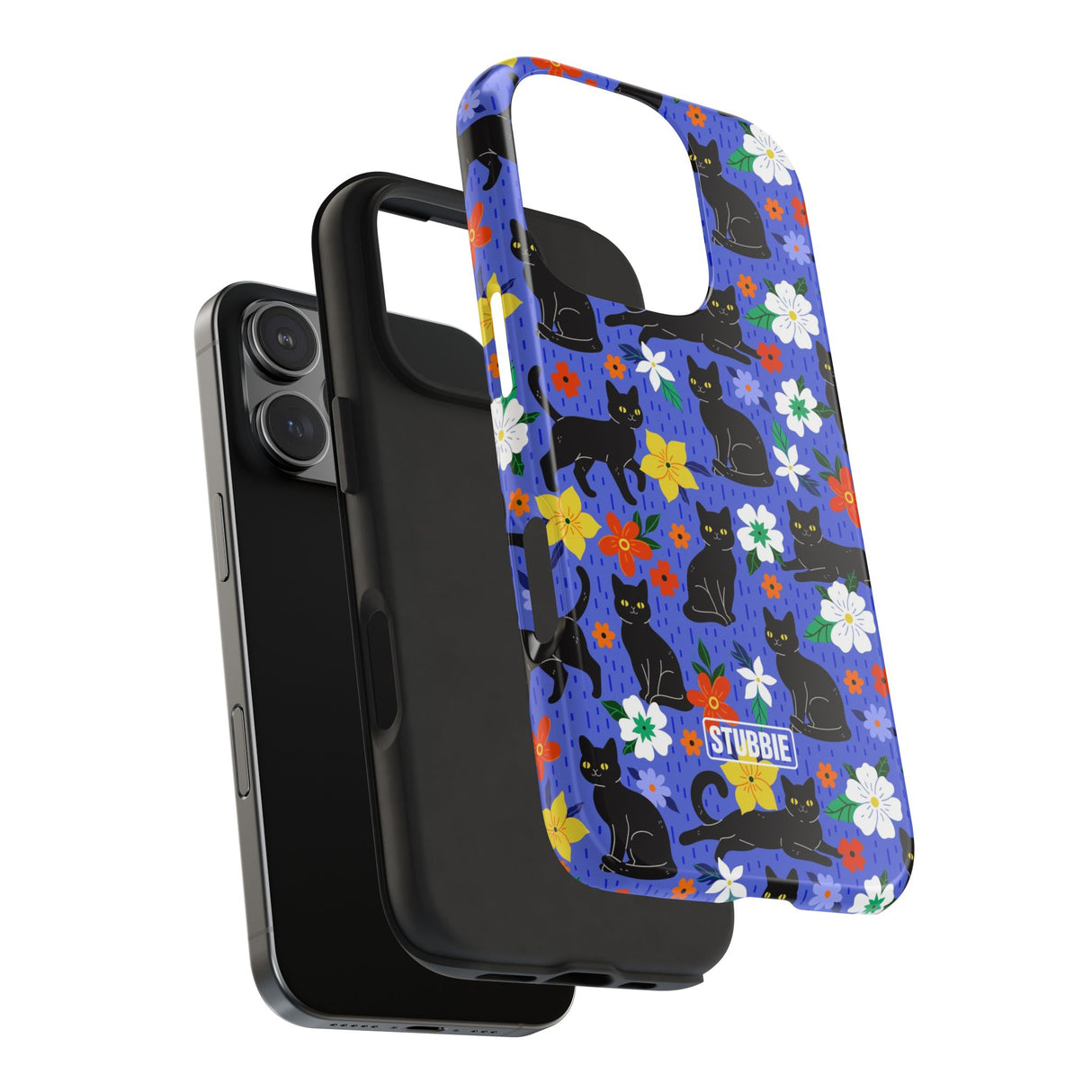 STUBBIE Phone Case for Apple iPhone - Black Cat Phone Case