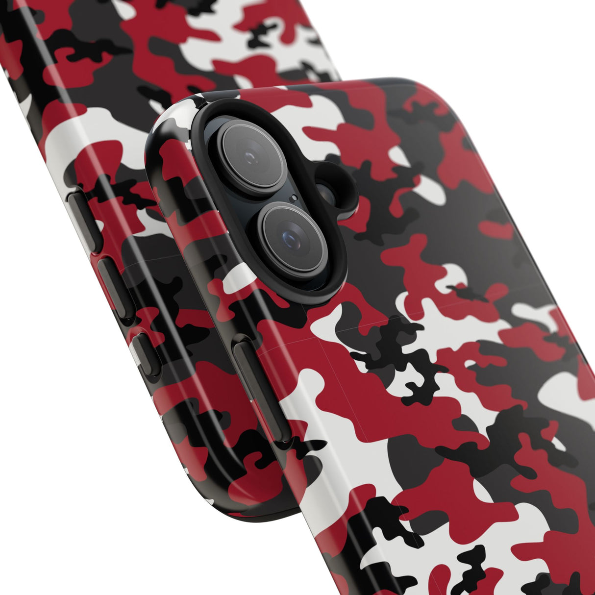 STUBBIE Phone Case for Apple iPhone - Red Camo Phone Case