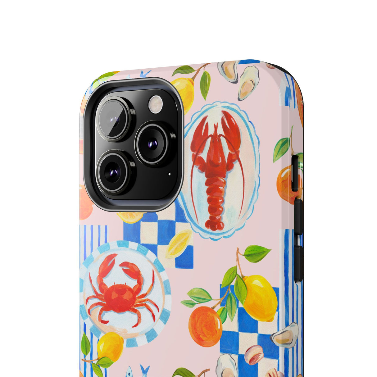 STUBBIE Phone Case for Apple iPhone - Italian Summer Seafood Stubbie