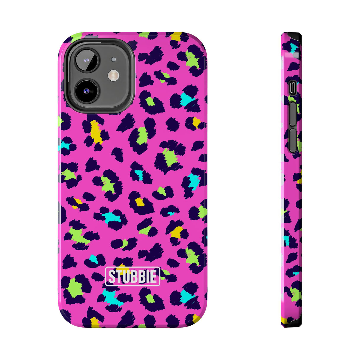 STUBBIE Phone Case for Apple iPhone - Disco Leopard Stubbie