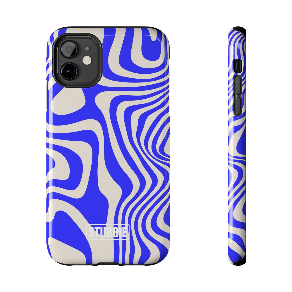 STUBBIE Phone Case for Apple iPhone - Crazy Blue Phone Case