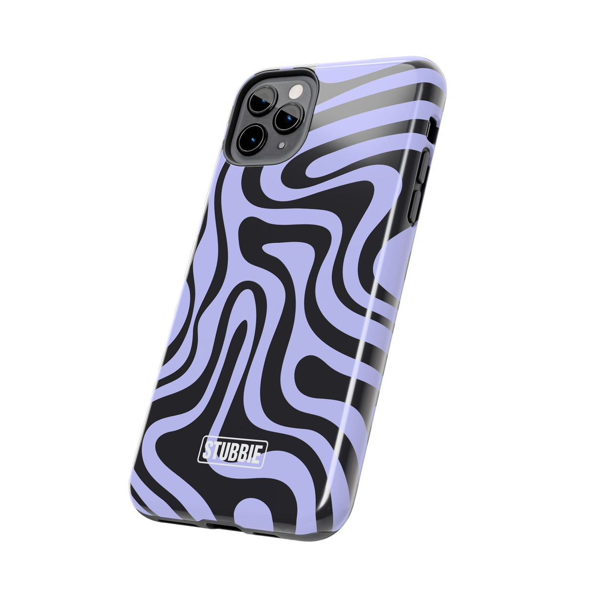STUBBIE Phone Case for Apple iPhone - Crazy Zebra Stubbie