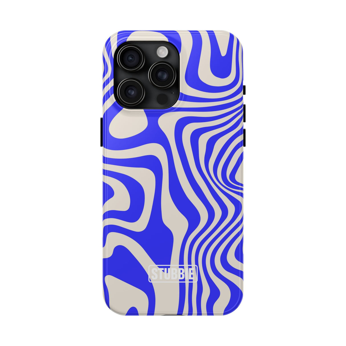 STUBBIE Phone Case for Apple iPhone - Crazy Blue Phone Case