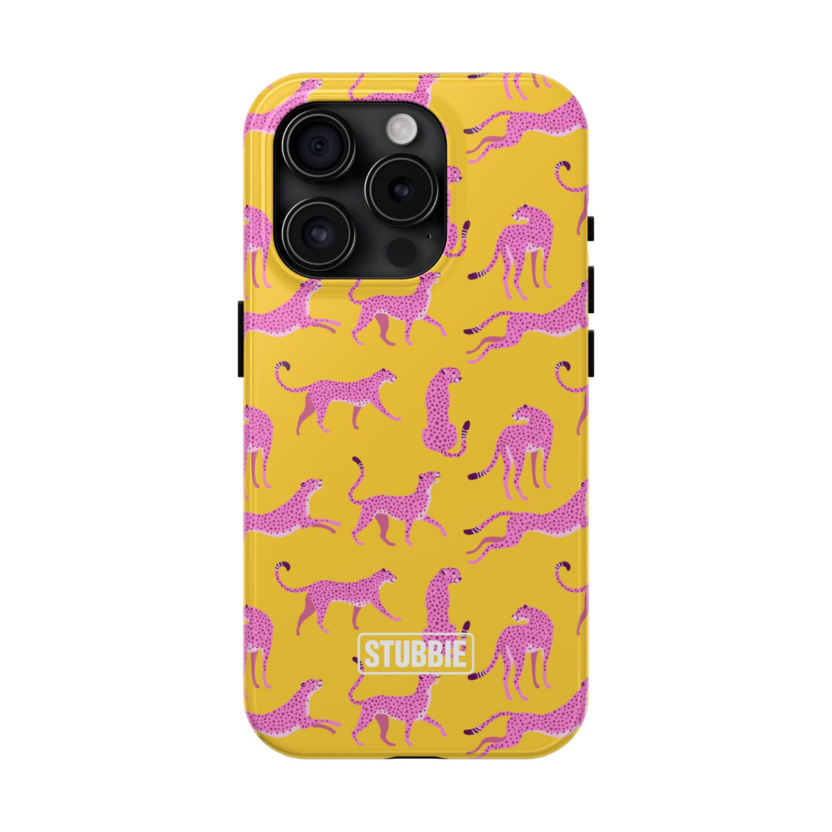 STUBBIE Phone Case for Apple iPhone - Pink Cheetah Phone Case