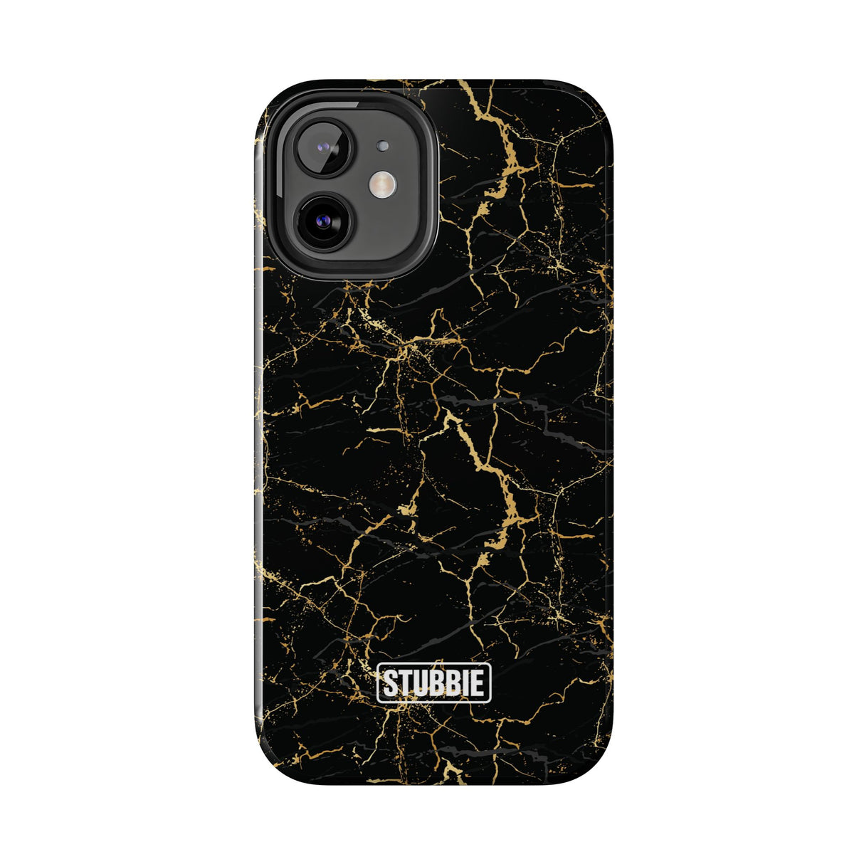 STUBBIE Phone Case for Apple iPhone - Midnight Black Marble Phone Case