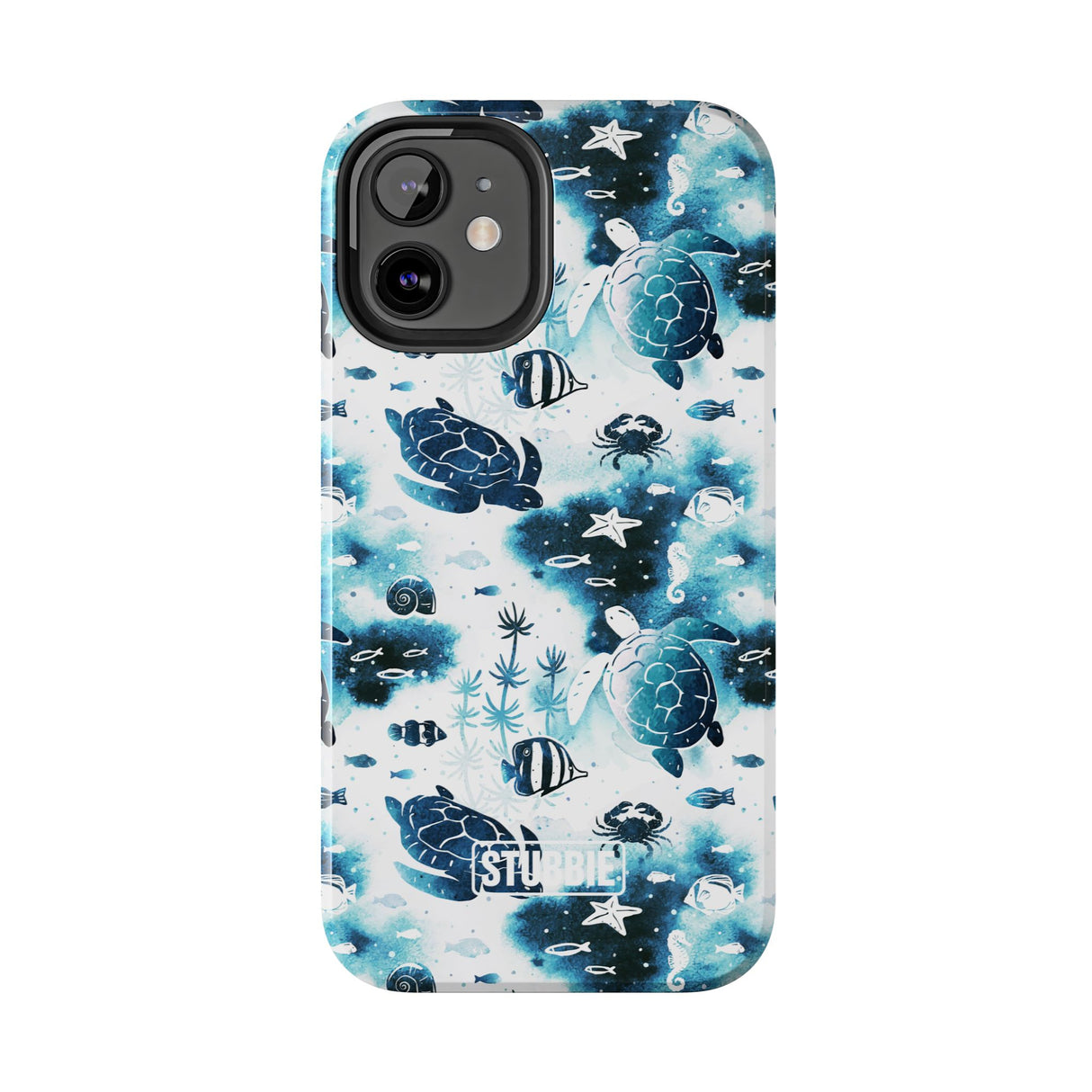 STUBBIE Phone Case for Apple iPhone - Fish And Turtle Phone Case