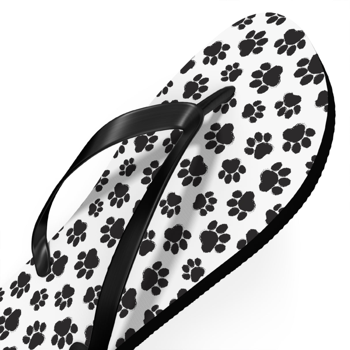 Paw Print Flip Flops