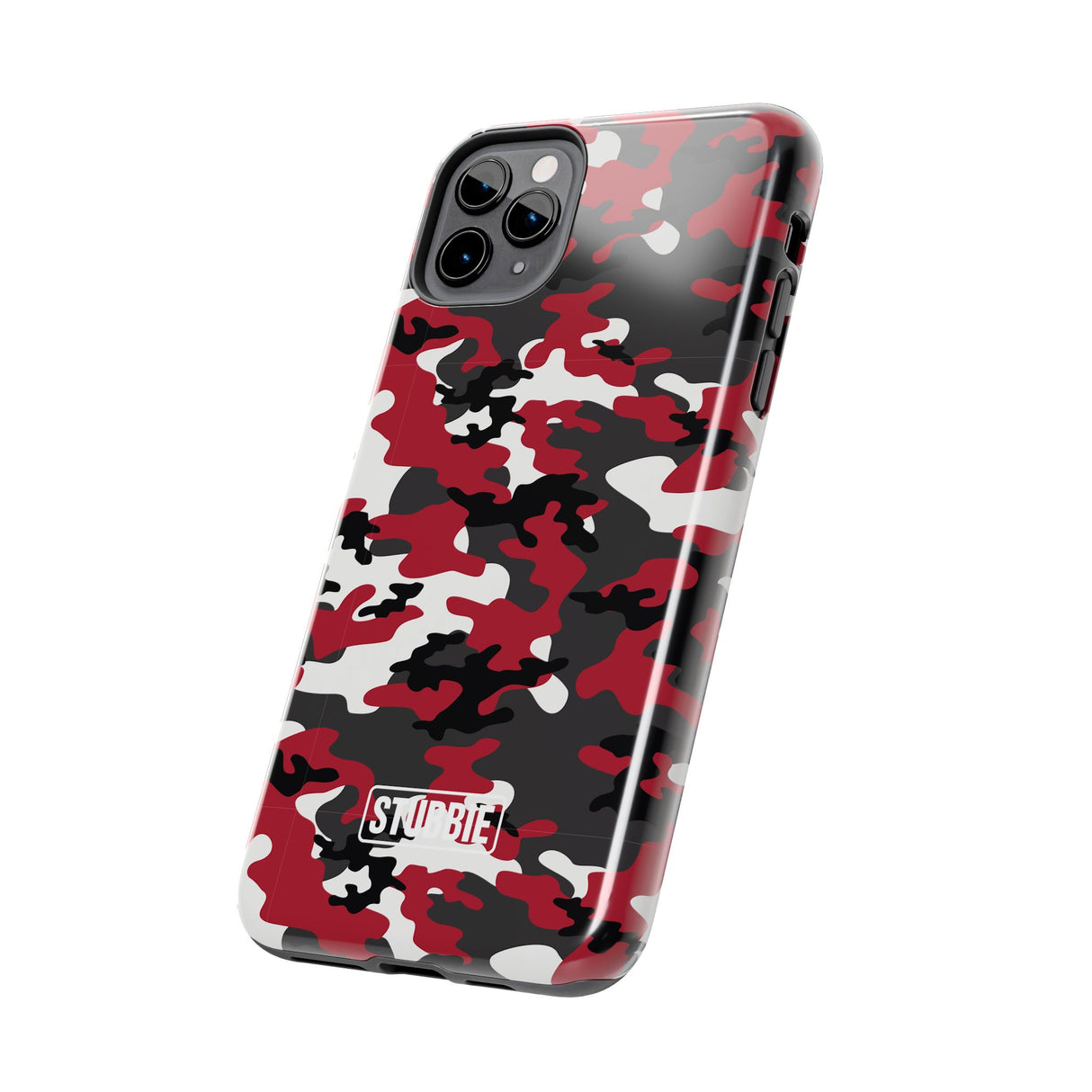 STUBBIE Phone Case for Apple iPhone - Red Camo Phone Case