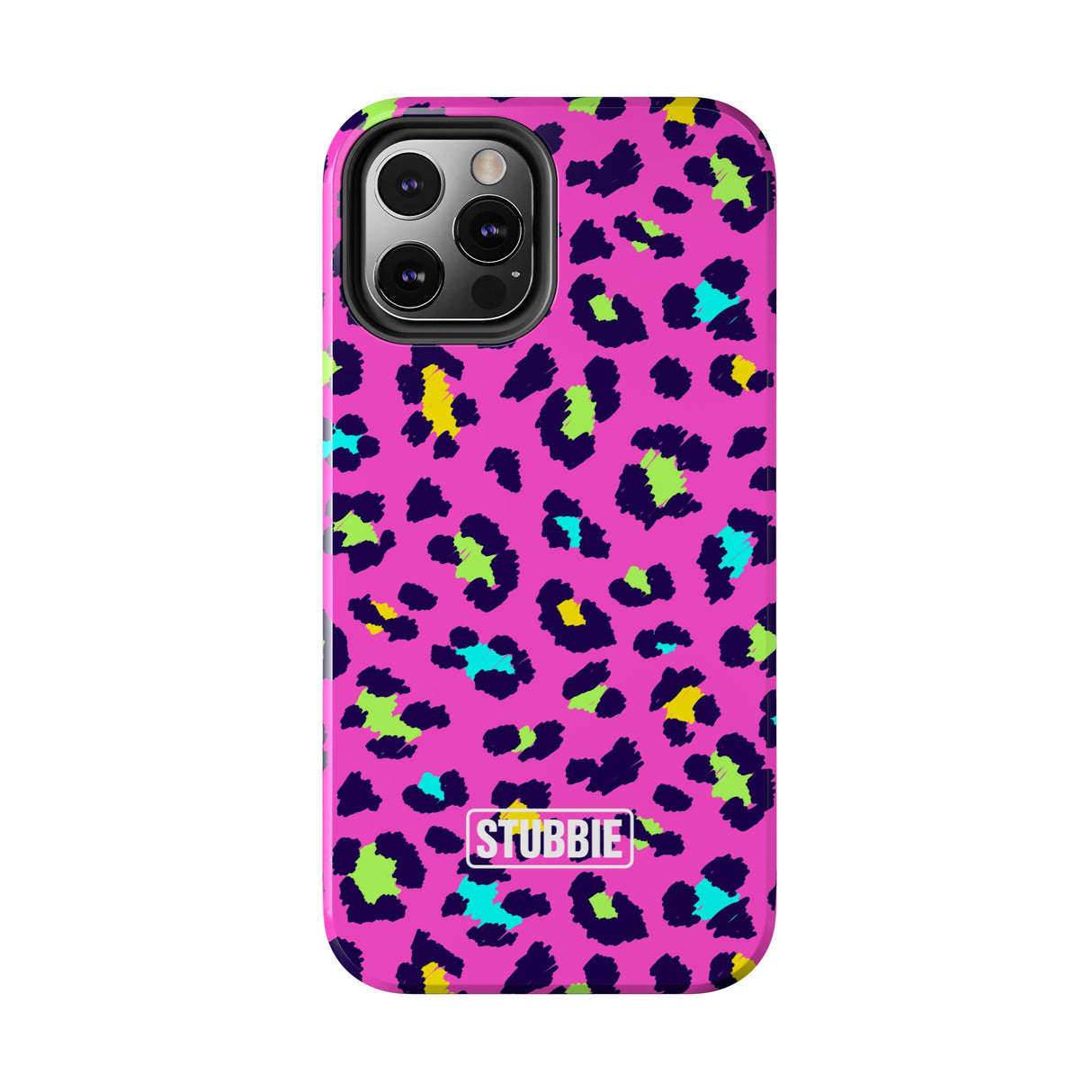 STUBBIE Phone Case for Apple iPhone - Disco Leopard Stubbie