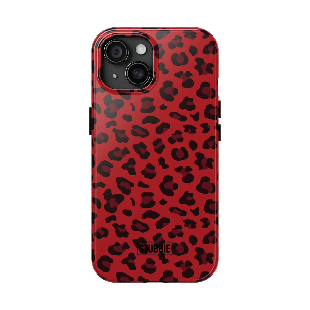 STUBBIE Phone Case for Apple iPhone - Red Leopard Phone Case