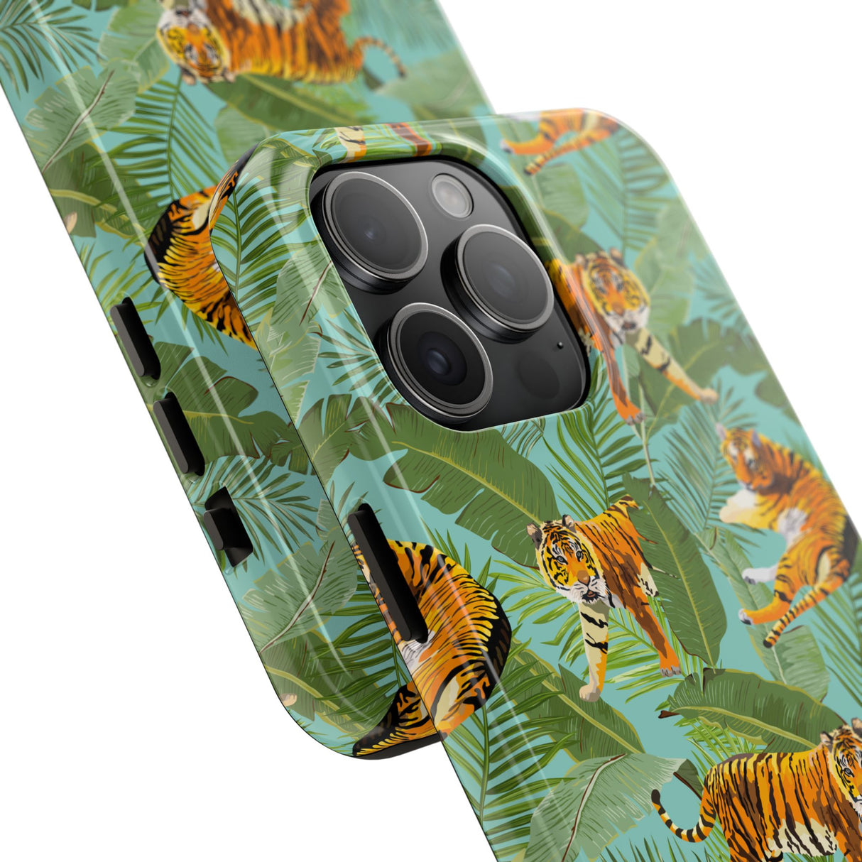 STUBBIE Phone Case for Apple iPhone - Jungle Tiger Stubbie