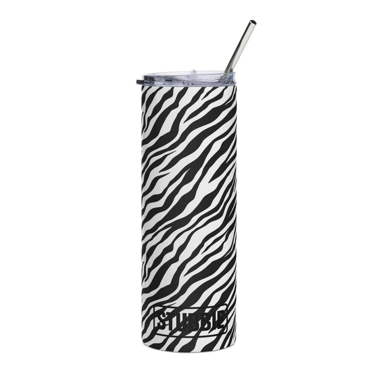 STUBBIE Stainless Steel Tumbler, 20oz - Zebra STUBBIE