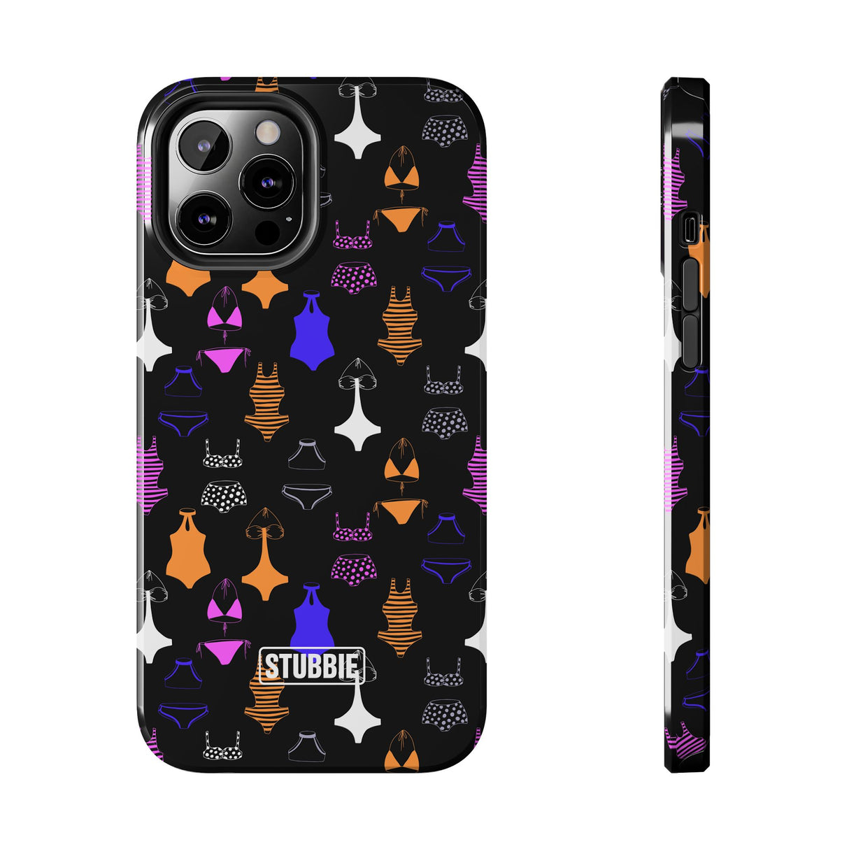 STUBBIE Phone Case for Apple iPhone - Night Bikini Phone Case
