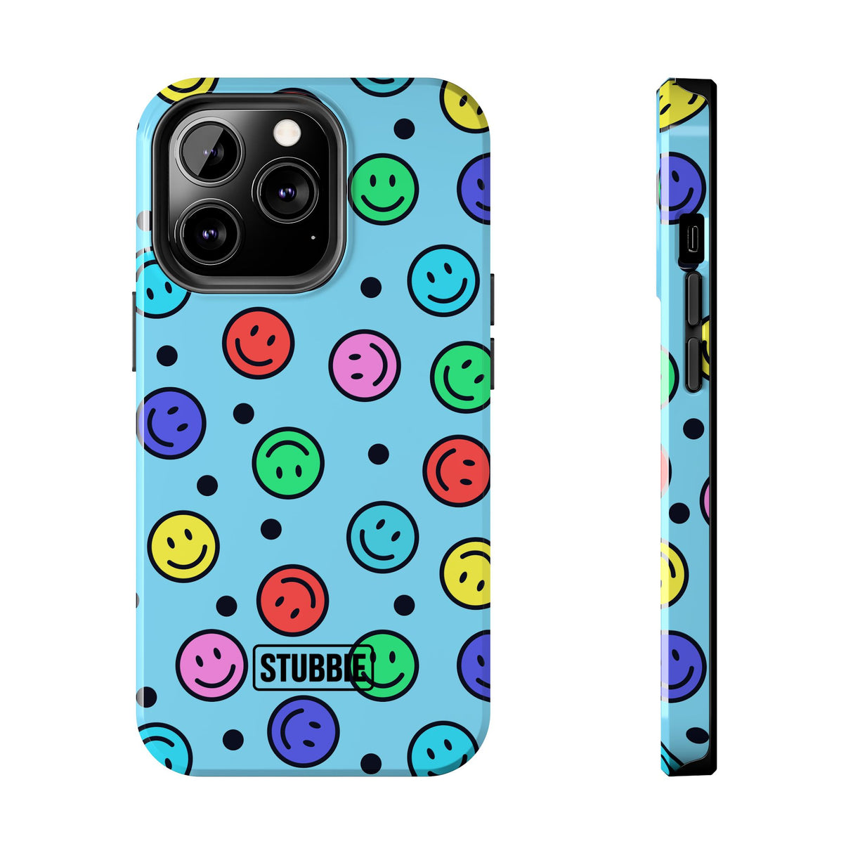 STUBBIE Phone Case for Apple iPhone - Smiley Face Phone Case