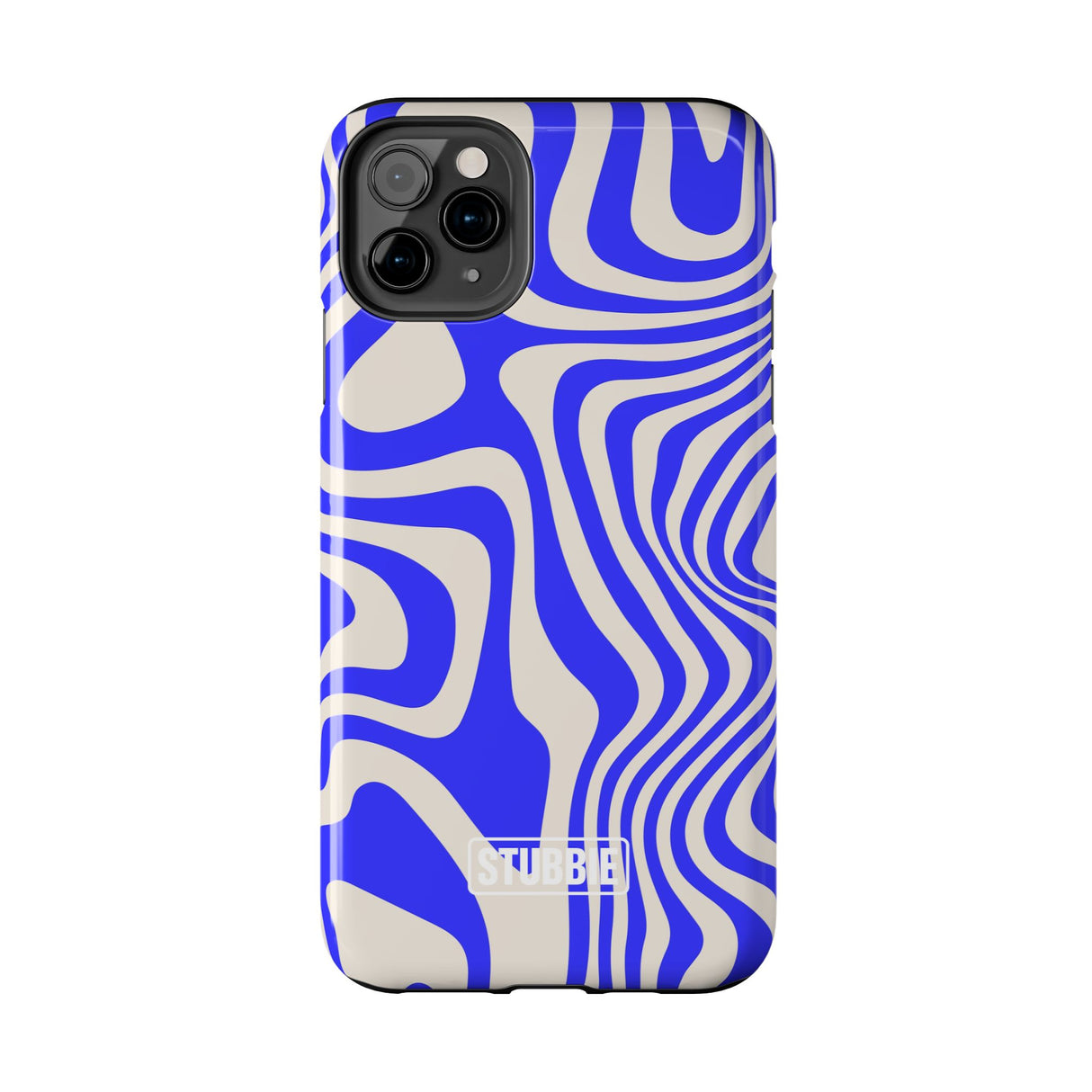 STUBBIE Phone Case for Apple iPhone - Crazy Blue Phone Case