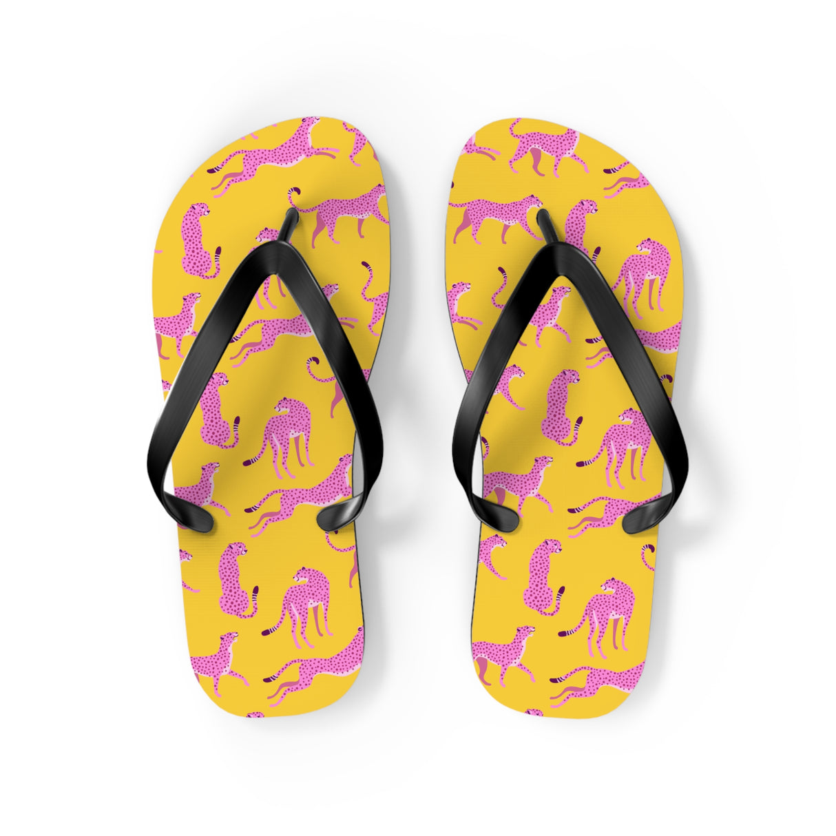 Cheetah Flip Flops