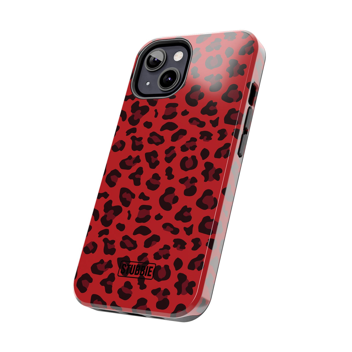 STUBBIE Phone Case for Apple iPhone - Red Leopard Phone Case