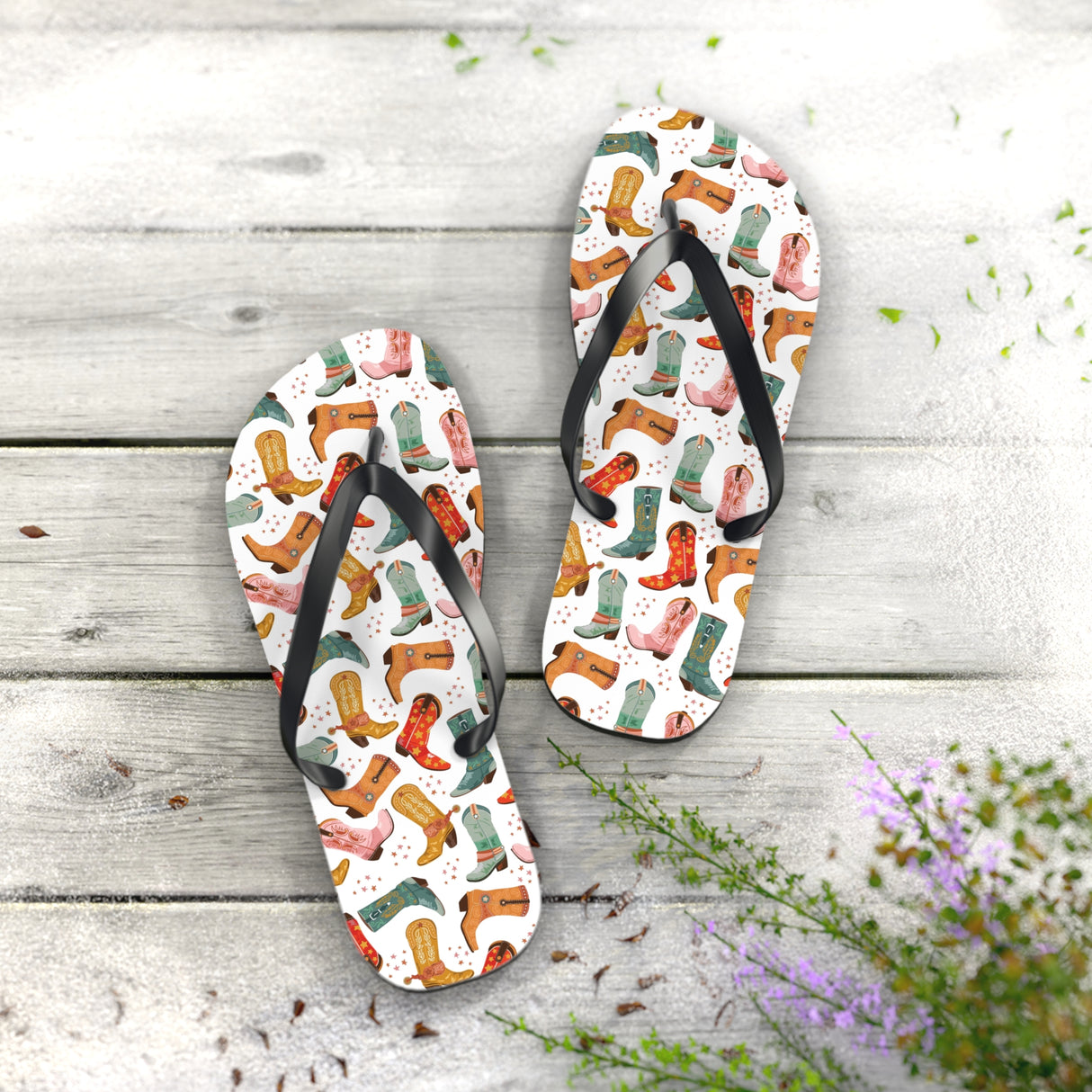 Cowgirl Boot Flip Flops
