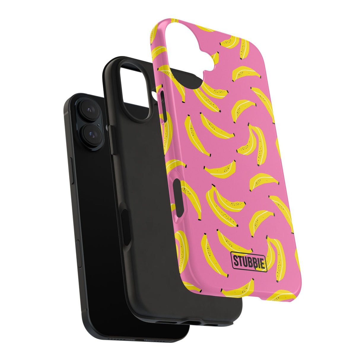 STUBBIE Phone Case for Apple iPhone - Pink Banana Phone Case