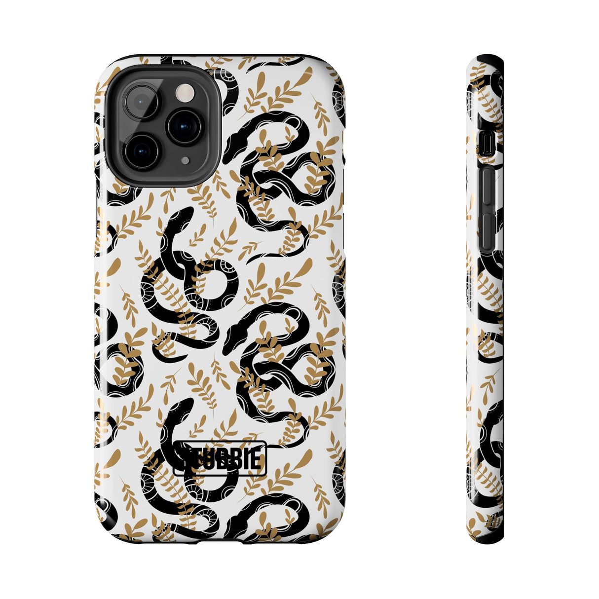 STUBBIE Phone Case for Apple iPhone - Black Snake Phone Case