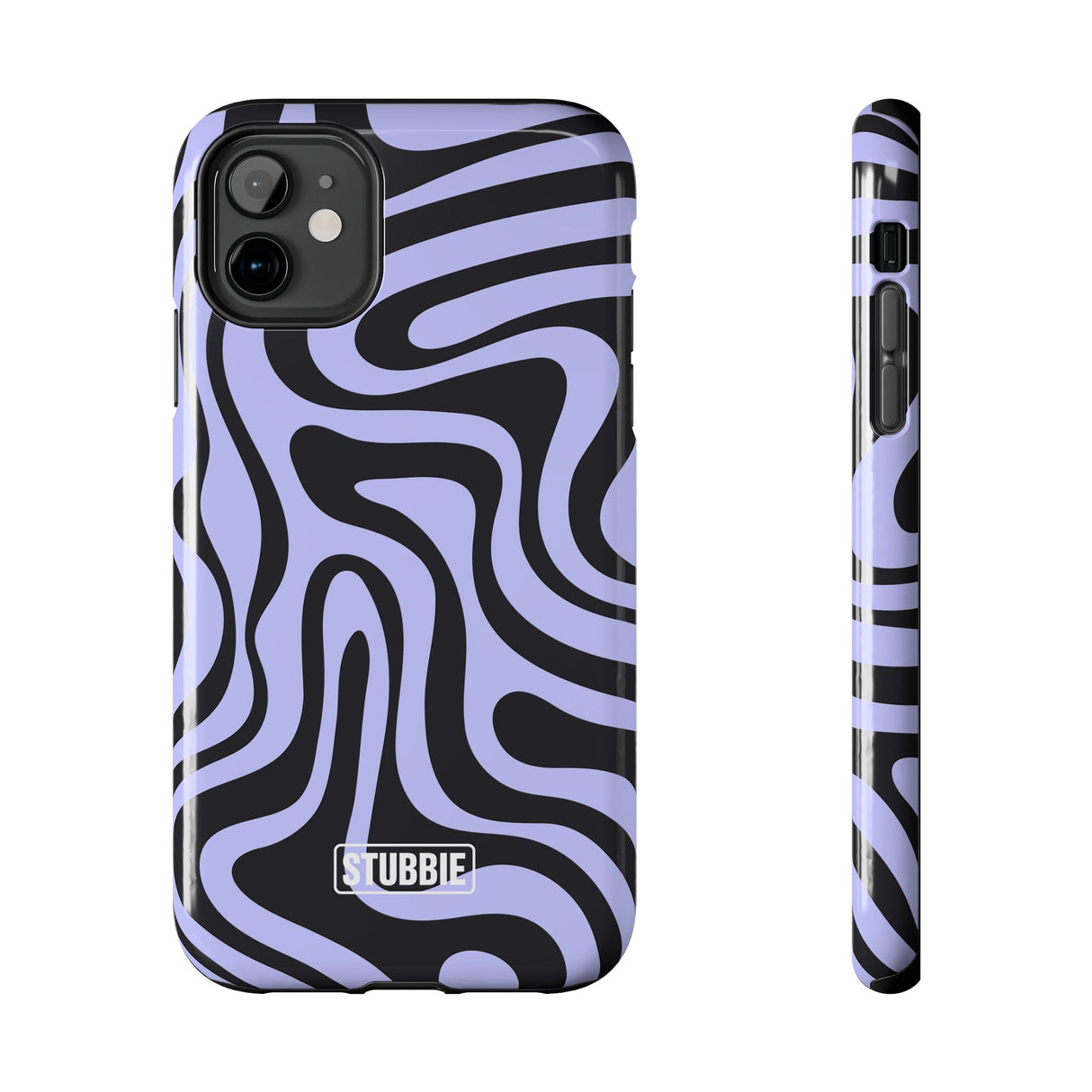 STUBBIE Phone Case for Apple iPhone - Crazy Zebra Stubbie