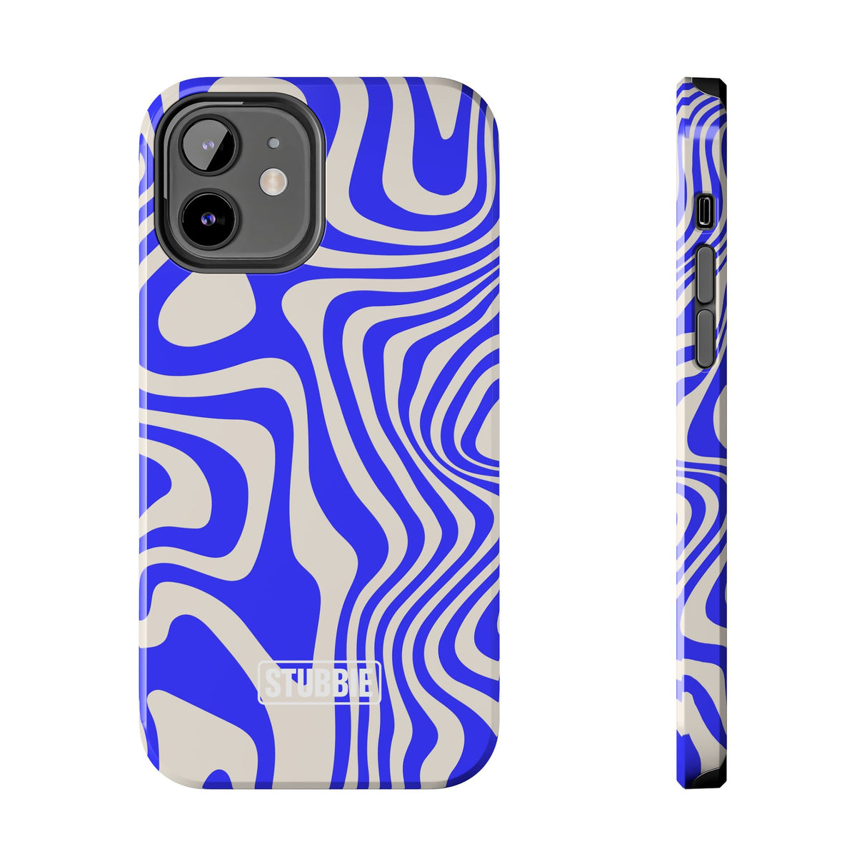 STUBBIE Phone Case for Apple iPhone - Crazy Blue Phone Case