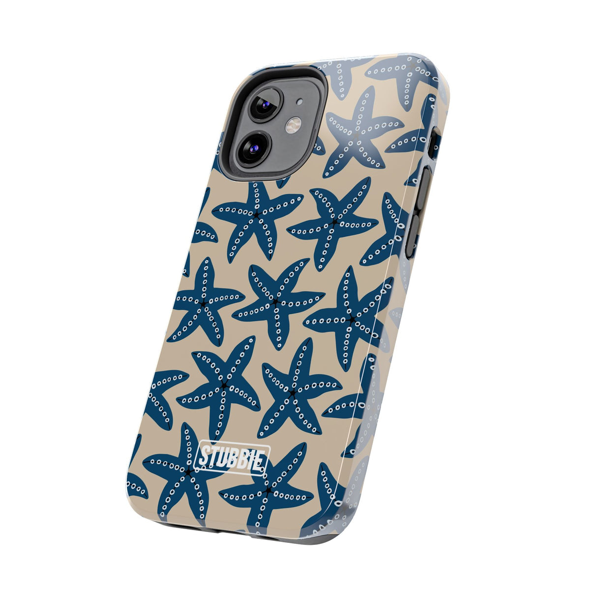 STUBBIE Phone Case for Apple iPhone - Blue Starfish Stubbie