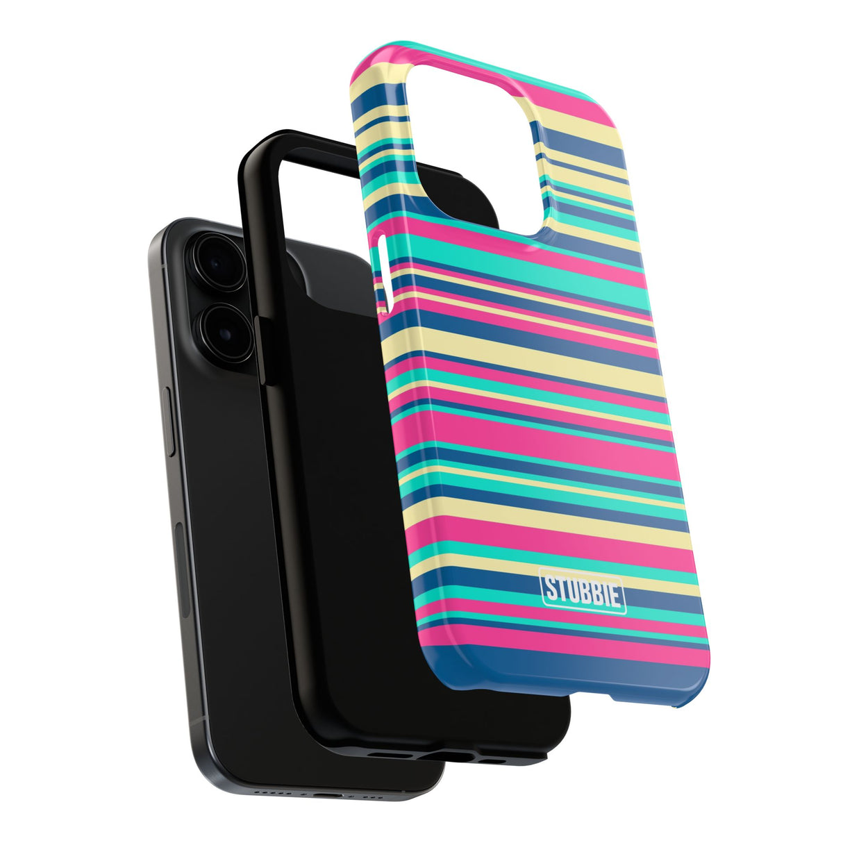 STUBBIE Phone Case for Apple iPhone - Coloured Stripes Phone Case