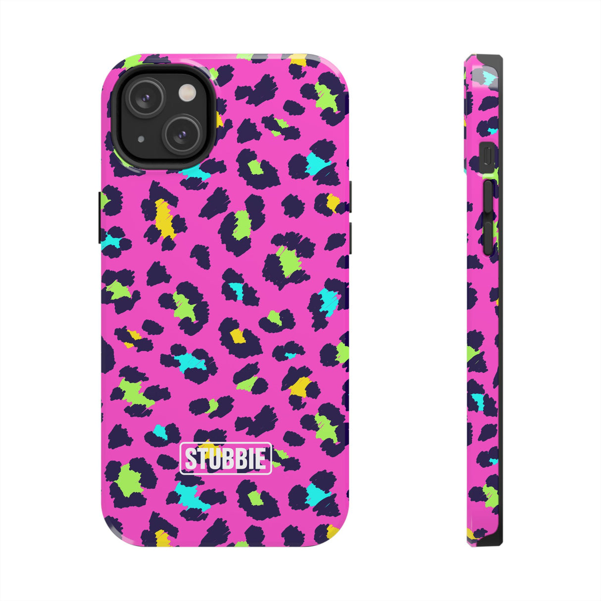 STUBBIE Phone Case for Apple iPhone - Disco Leopard Stubbie