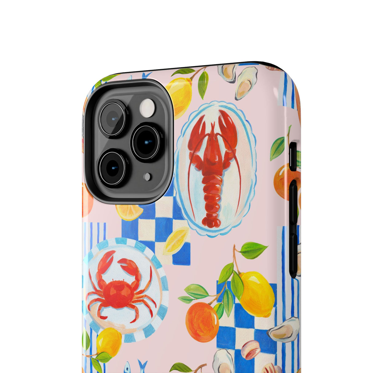 STUBBIE Phone Case for Apple iPhone - Italian Summer Seafood Stubbie