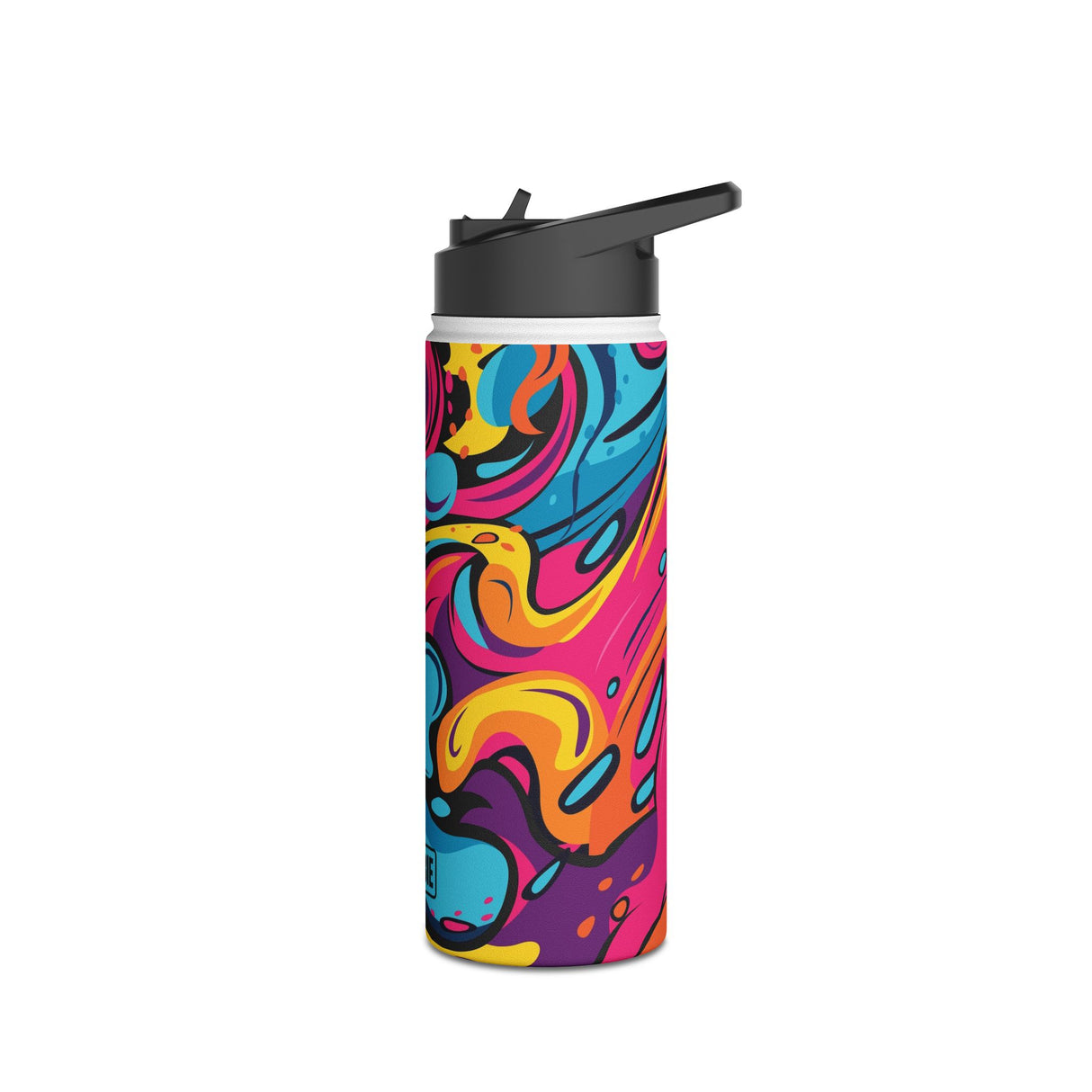 Messy Bright Paint Stainless Steel Water Bottle