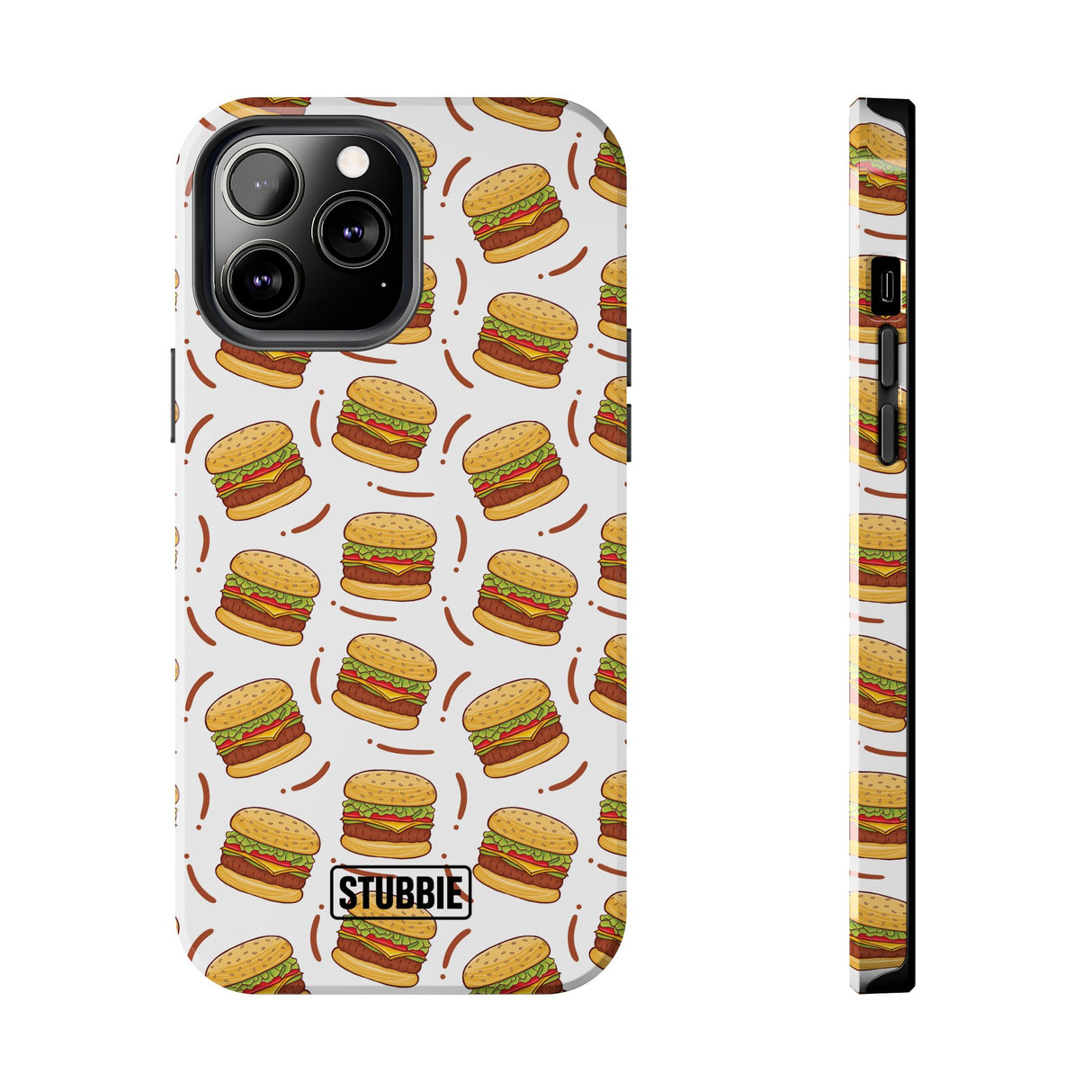 STUBBIE Phone Case for Apple iPhone - Burger Stubbie