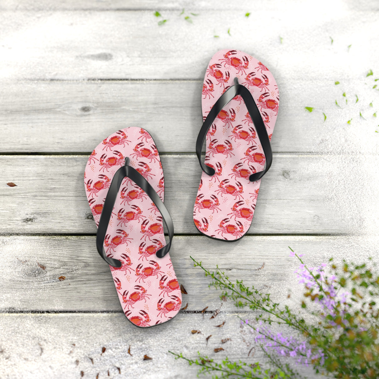 Crab Flip Flops