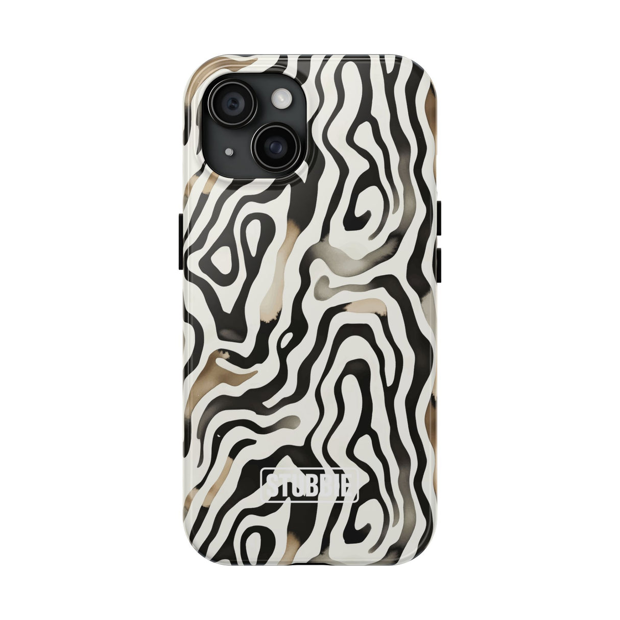 STUBBIE Phone Case for Apple iPhone - Weird Zebra Stubbie
