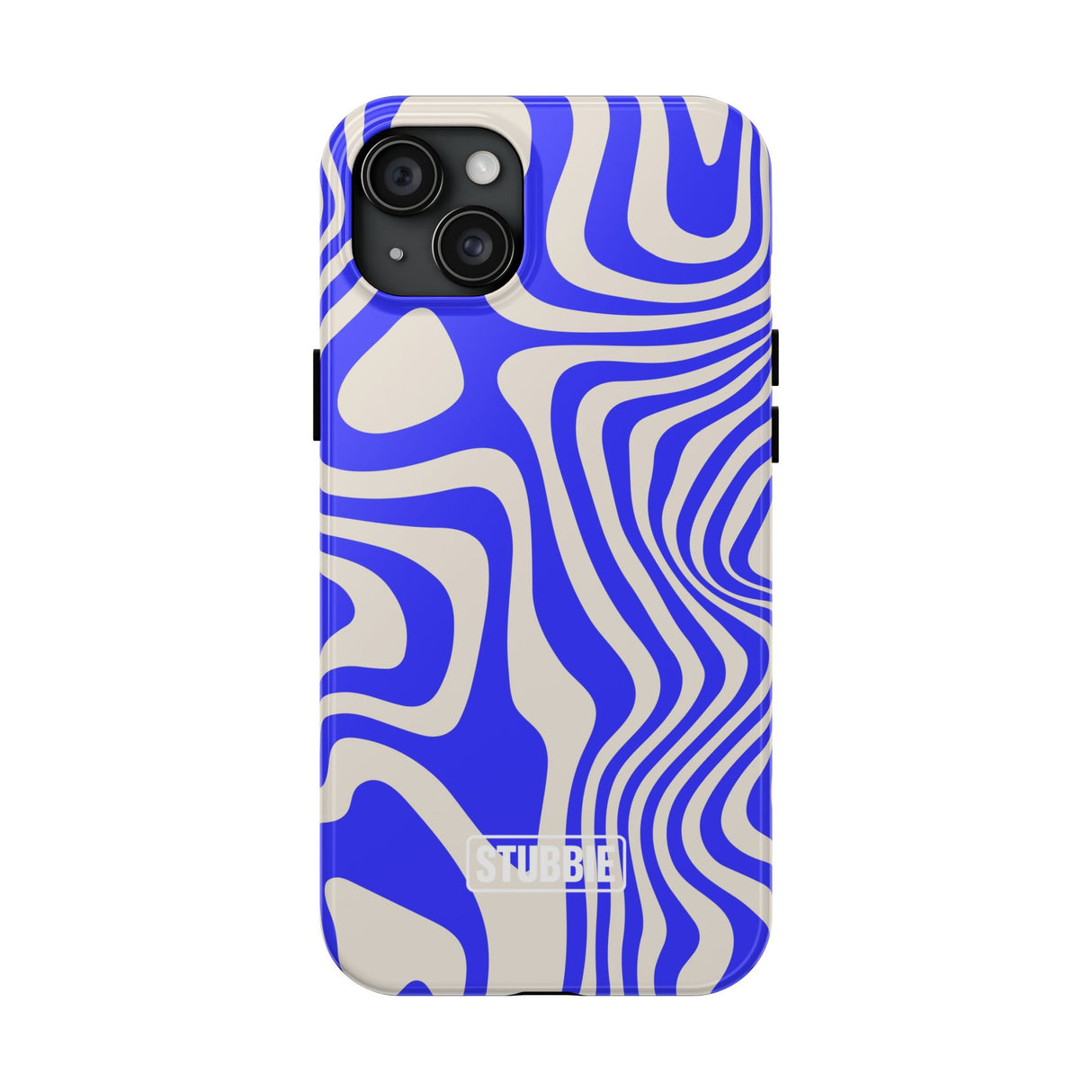 STUBBIE Phone Case for Apple iPhone - Crazy Blue Phone Case