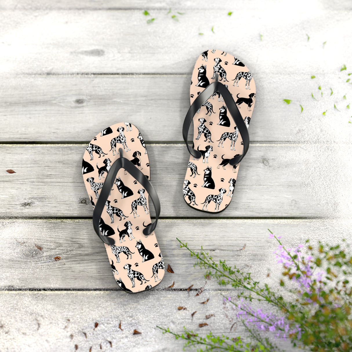 Flip Flops With Dogs