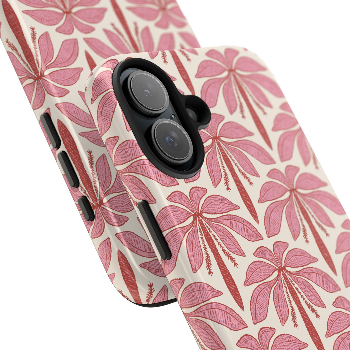 STUBBIE Phone Case for Apple iPhone - Red Palms Stubbie