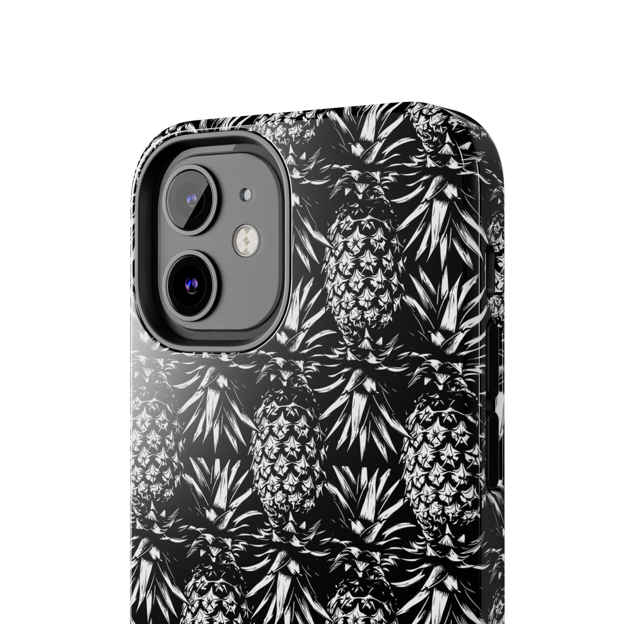 STUBBIE Phone Case for Apple iPhone - Black And White Pineapple Phone Case