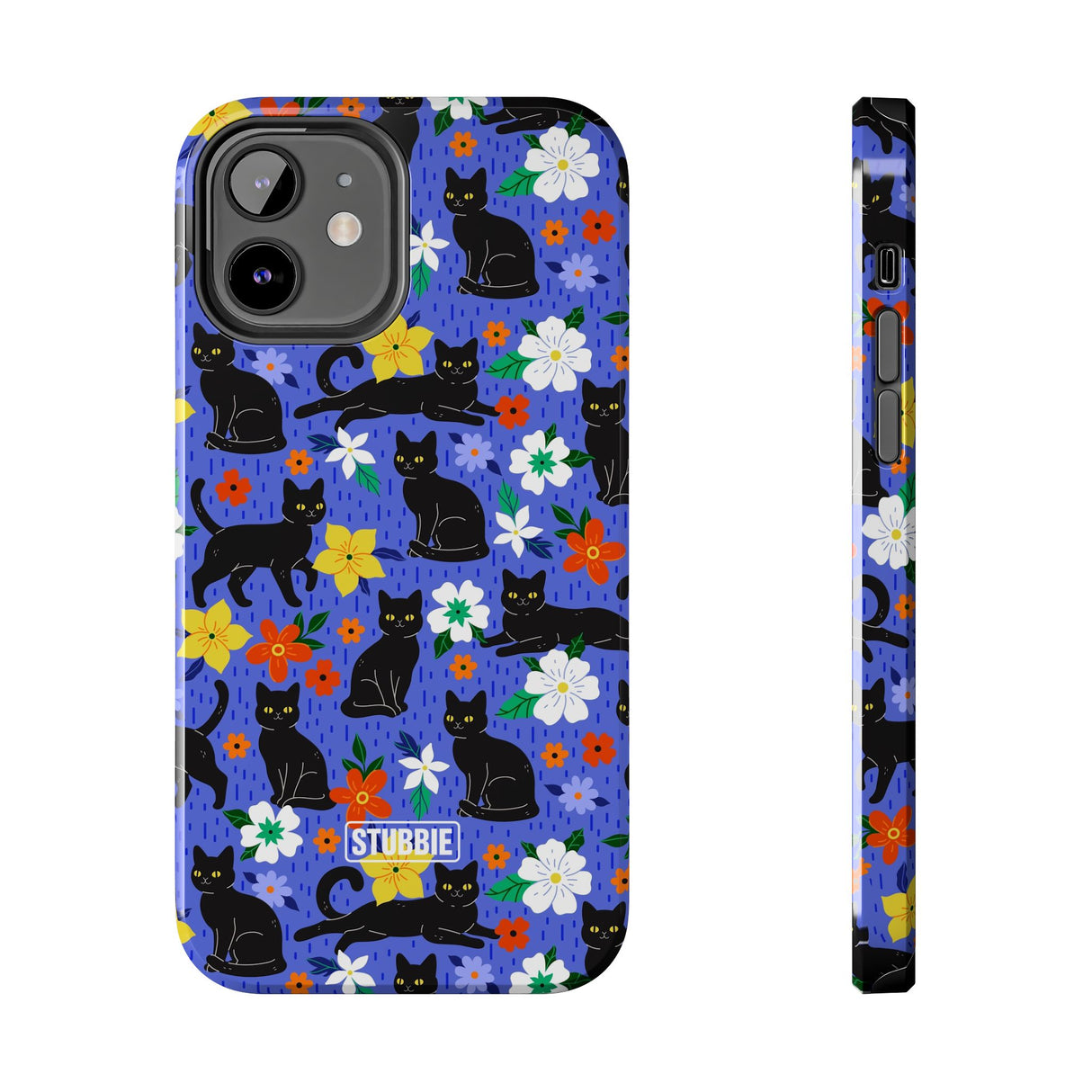 STUBBIE Phone Case for Apple iPhone - Black Cat Phone Case