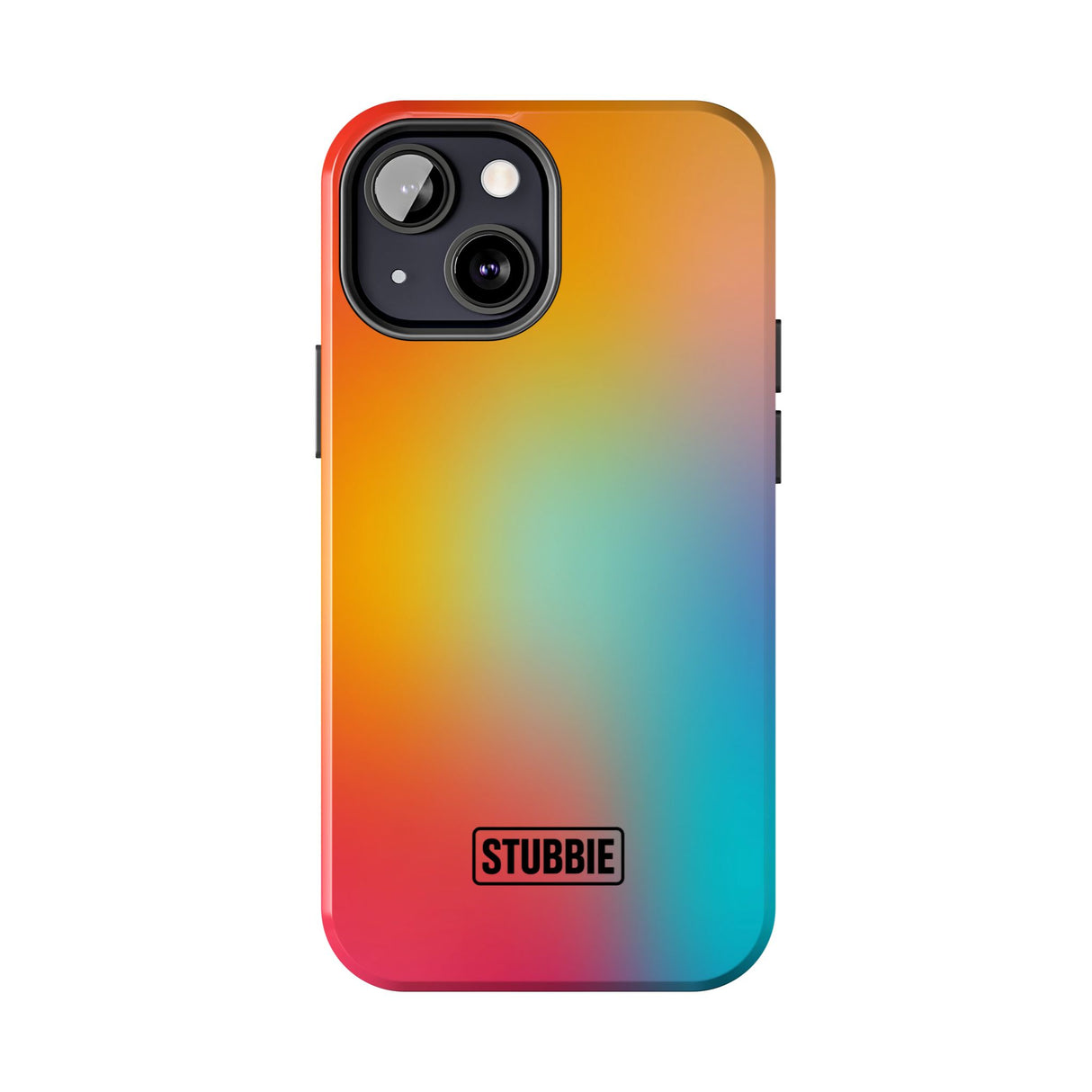 STUBBIE Phone Case for Apple iPhone - Rainbow Blue Stubbie