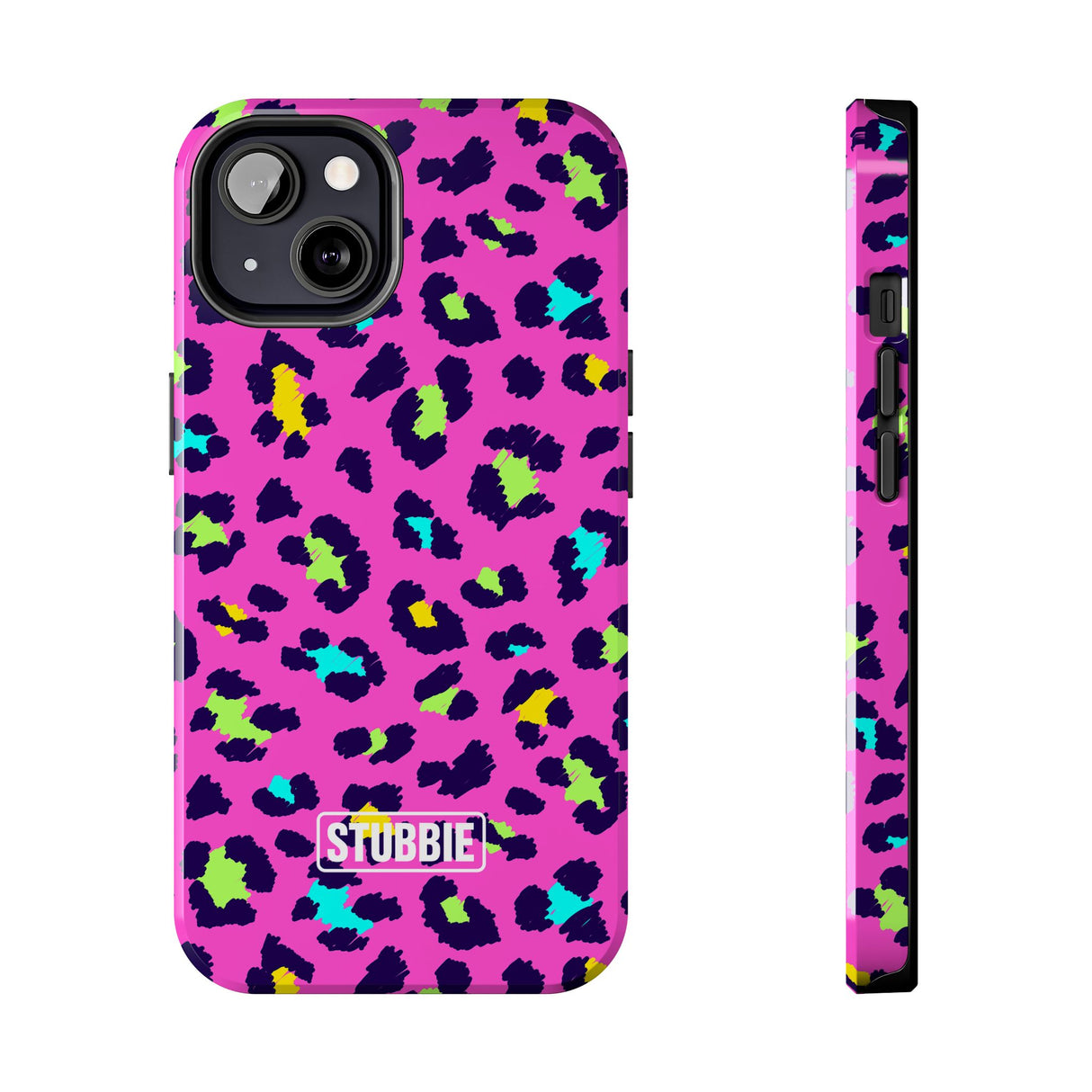 STUBBIE Phone Case for Apple iPhone - Disco Leopard Stubbie