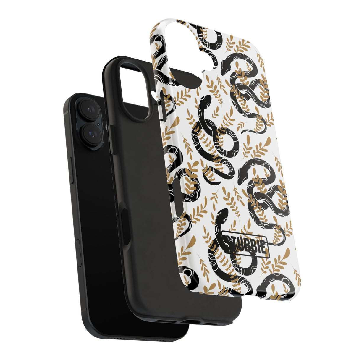 STUBBIE Phone Case for Apple iPhone - Black Snake Phone Case