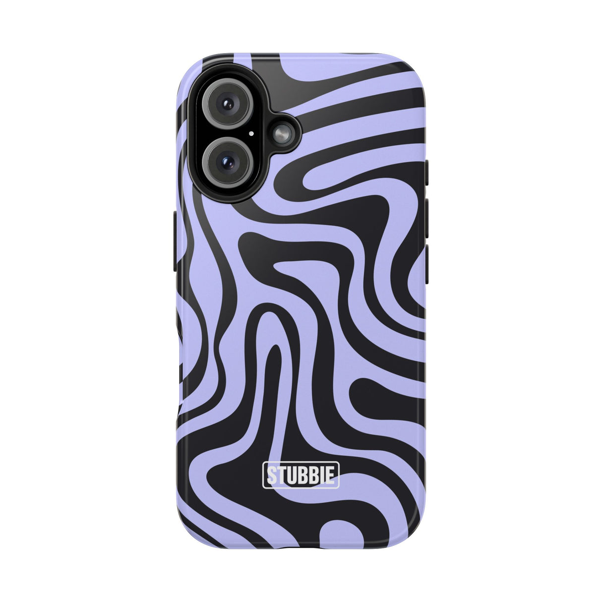 STUBBIE Phone Case for Apple iPhone - Crazy Zebra Stubbie