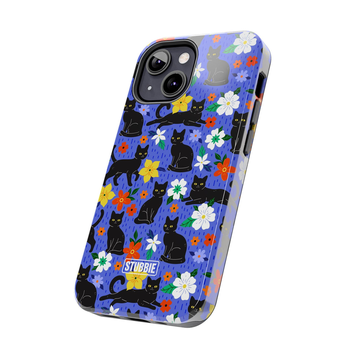 STUBBIE Phone Case for Apple iPhone - Black Cat Phone Case