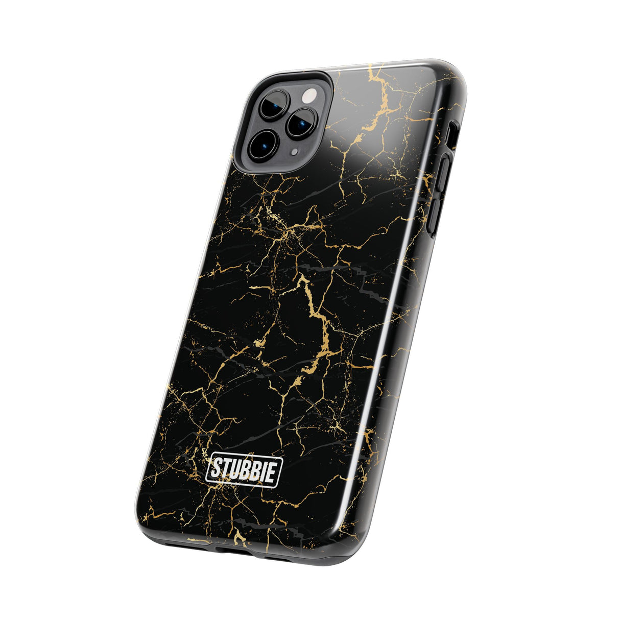 STUBBIE Phone Case for Apple iPhone - Midnight Black Marble Phone Case