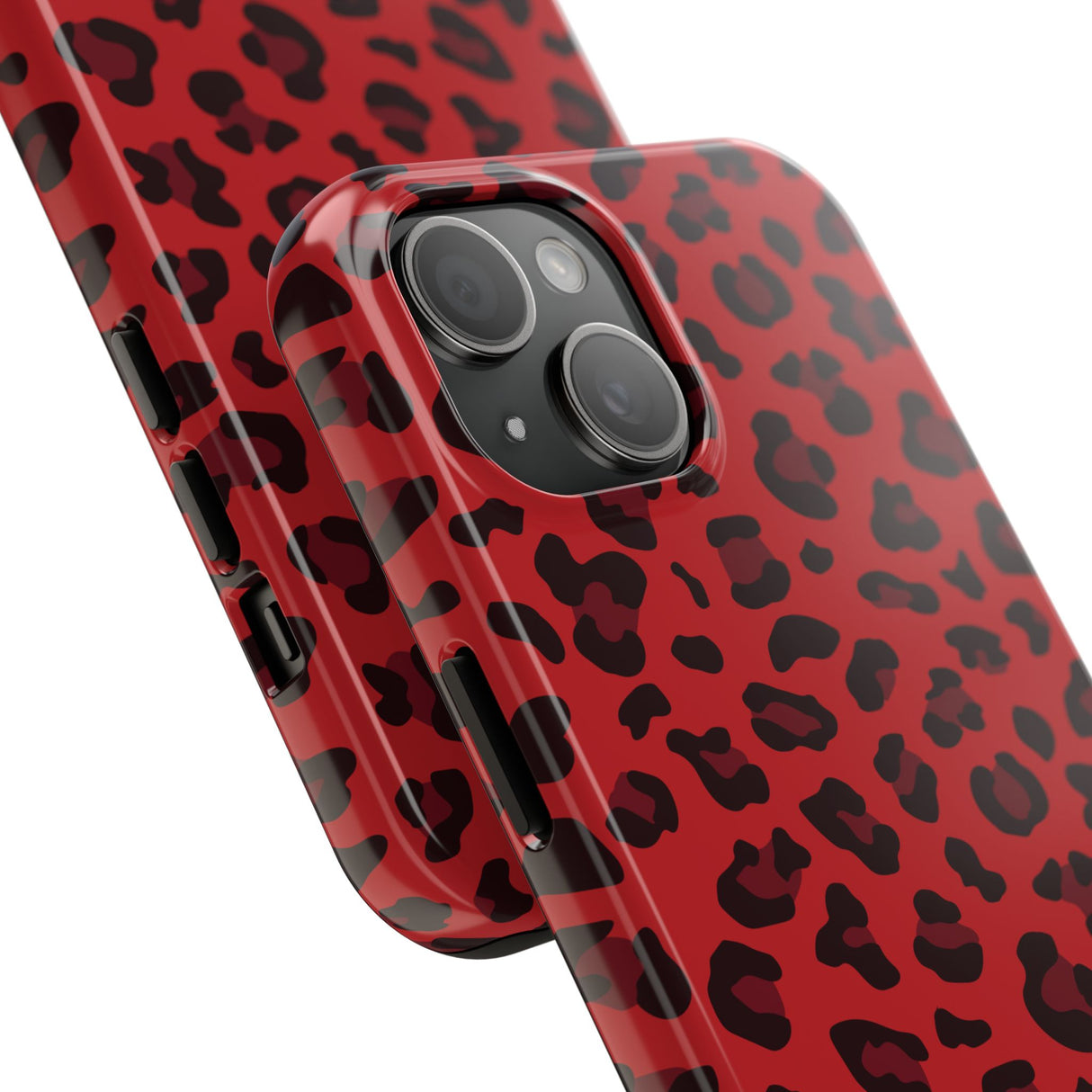 STUBBIE Phone Case for Apple iPhone - Red Leopard Phone Case