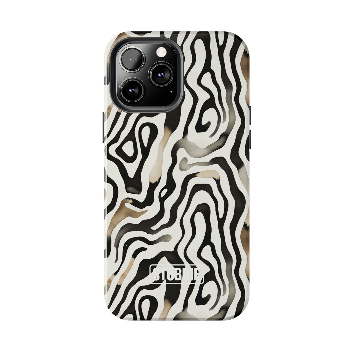 STUBBIE Phone Case for Apple iPhone - Weird Zebra Stubbie