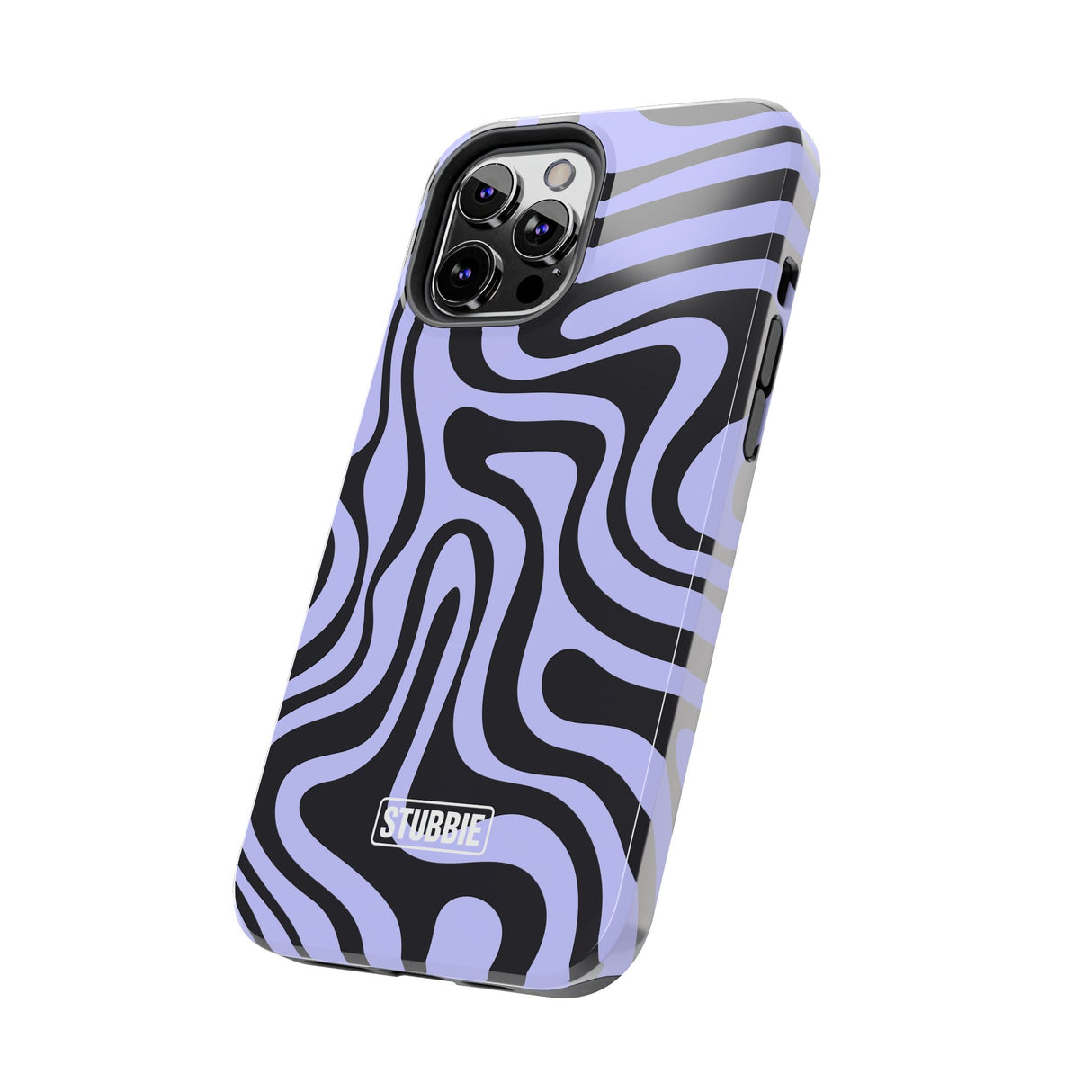 STUBBIE Phone Case for Apple iPhone - Crazy Zebra Stubbie
